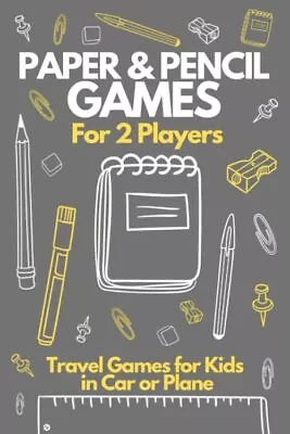 Paper & Pencil Games For 2 Players - Travel Games For Kids In Car Activity Bo... • £7.61