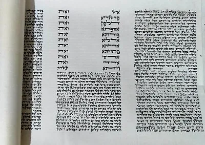 Authentic Megillah Esther Scroll Parchment Purim Judaica Ari Zal Hebrew • $1500