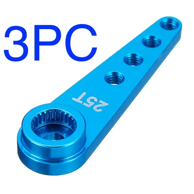 3PCS 1.25” 25T Metal Servo Arm Horn For Futuba/Power HD WPL RC Model (US SHIP) • $7.49