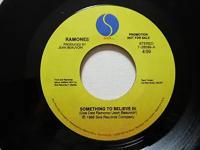 Ramones - Something To Believe In 7  Vinyl Record US PROMO • £20