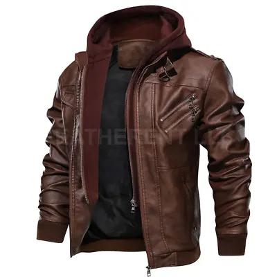 Men’s New Vintage Brown Casual Wear Genuine Leather Stylish Cafe Racer Jacket • $179.99