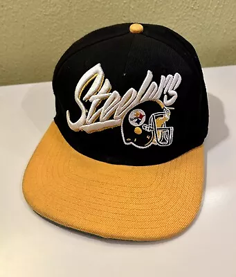 Mitchell & Ness Vtg Collection Pittsburgh Steelers Men's Snapback Hat NFL-Read • $17.99