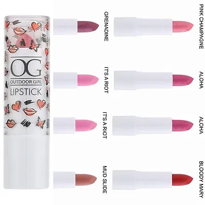 Outdoor Girl Lipstick - Red Pink Nude Purple Lips W7 • £2.75