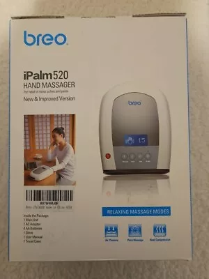 Breo IPalm520 Electric Acupressure Palm Hand Finger Massager - NEW • $31.74