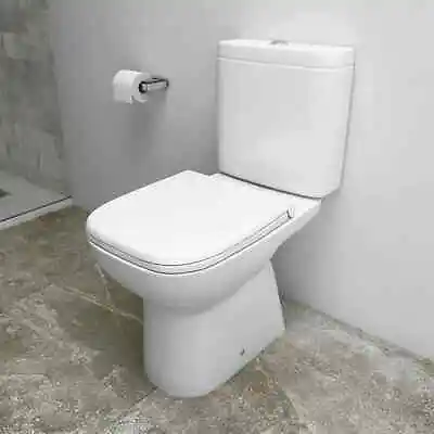 Rak Origin Close Coupled Toilet Short Projection WC Inc Soft Close Seat Compact • £179.99