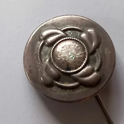 Stunning Antique Art Nouveau Charles Horner Soild Silver Hat Pin • £95