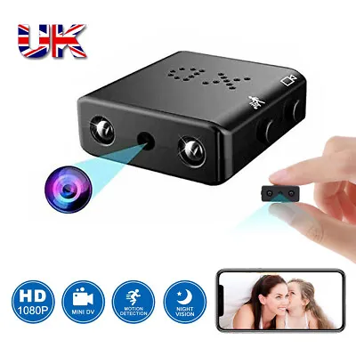 Mini Camera 1080P Micro HD Security Cam Night Vision Motion Detection IP Videcam • £11.85