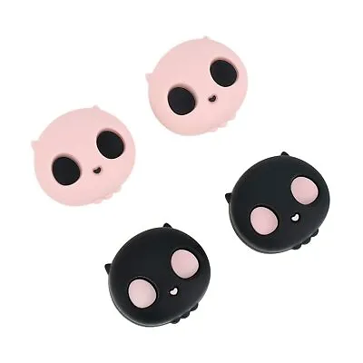 $8.09 • Buy GeekShare Thumb Grip Caps Silicone Joystick Cover For PS4/PS5/NS Pro 4pcs Skull
