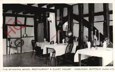 Picture Postcard~ Hadleigh The Spinning Wheel Restaurant And Guest House • £3.49