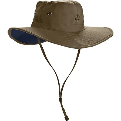 Coolibar UPF 50+ Men's Leo Shapeable Wide Brim Hat • $59