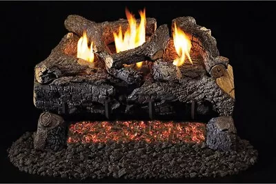 RH Peterson Real Fyre Ventless Gas Log System: Log Set EVC 30 Burner G-18 24/30 • $595