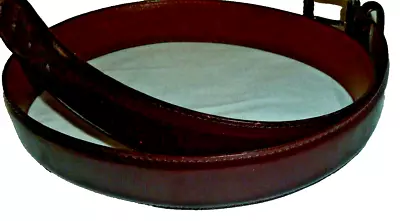 Coach #5936 Men's Brown Reddis Patent Polished Leather 1 1/8  Dress Belt Sz 36 • $11.44