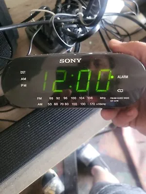 Classic Sony Dream Machine Icf-c218 Fm/am Digital Alarm Clock Radio • $11.99