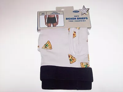 Old Navy Underwear Men's Boxer Briefs S Gray Pizza New • $9.99
