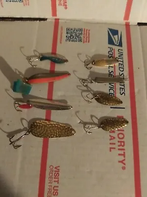 Vintage Assorted Spoon Fishing Lure Lot Of  8 • $8.79