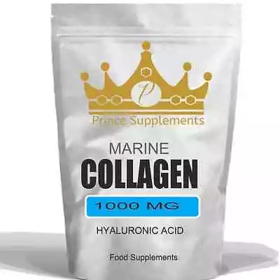 Collagen Marine Capsules/tablets  1000mg  Hyaluronic Anti Aging  180 £8.29 • £8.29
