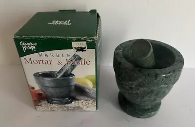 Creative Home  Marble Mortar & Pestle Set ~ Brand New In Box! • $10