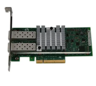 HP NC560SFP 560SFP+ 10GbE SFP+ Dual Port PCI-e NIC X520-DA2 669279-001 • $19.95