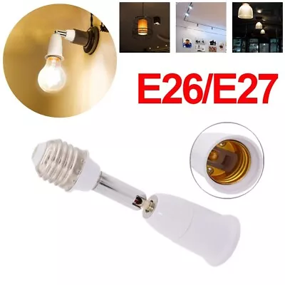 E26 E27 To E26 E27 Light Socket Lamp Switch Bulb Socket To Adapter Extender 4.5  • $7.99