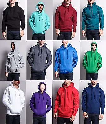 Men's Premium Heavyweight Sweatshirt Pullover Hoodie Sweater Unisex-13101 • $32.95