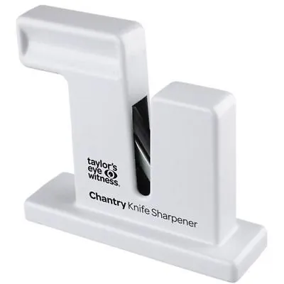 Chantry Knife Sharpener - White - Sharpens Straight And Serrated Knives • £56