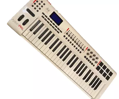 M-Audio Axiom Pro 49 MIDI Controller Keyboard WHITE Used Free First Shipping • $294