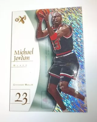 Michael Jordan 1998 Skybox E-X 2001 Basketball #9 Acetate Chicago Bulls *Read • $74.95