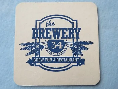 Beer Coaster: The Brewery At 34 Depot Street (Arrowhead) MASSACHUSETTS ** CLOSED • $12.97
