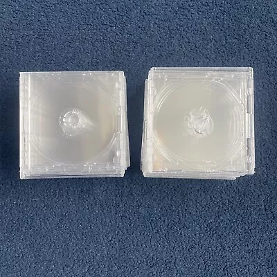 20 X Small Mini 8cm Single CD DVD Disc 5.2 Mm Clear Cases  • £7.50