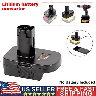 For Dewalt For Milwaukee 20V/18V Battery Adapter Convert To For Craftsman 19.2V • $11.19