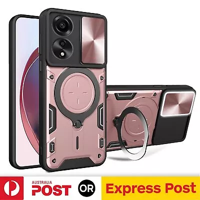 For OPPO A78 A98 A38 A18 Reno 10 Pro 5G Case Shockproof Magnetic Kickstand Cover • $11.50