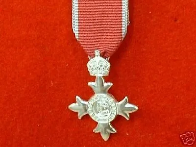 £39.15 • Buy Quality MBE Sterling Silver Miniature Medals 