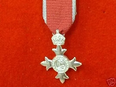 £39.15 • Buy Quality MBE Sterling Silver Miniature Medals 