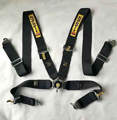 Universal Black Sabelt 4 Point Camlock Quick Release Racing Seat Belt Harness 3” • $78