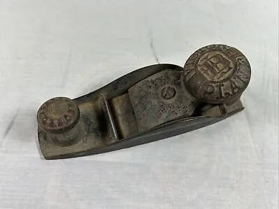 LEONARD BAILEY VICTOR PLANE Antique Cast Iron WOODWORKING BLOCK PLANE • $439.39