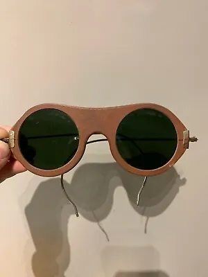 $150 • Buy RARE: Vintage WILLSON Welders Safety Goggles Sunglasses (1930s) 