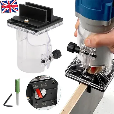 Compact Router Bracket Wood Palm Router Tool Base Electric Trimming • £18.99