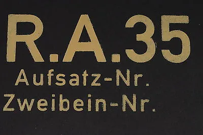 * STENCIL SET *FOR WW2 WWII GERMAN 8cm 80mm MORTAR GRANATWERFER SIGHT BOX R.A.35 • $18.65