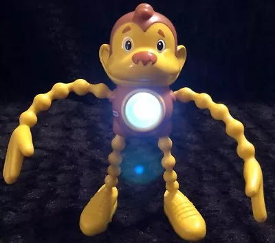 Little Tikes Flashlight Twisty-Glo MONKEY Yellow & Brown Light  Strobe Toy • $12.99