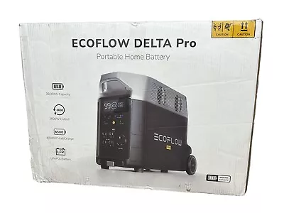 EcoFlow Delta Pro Generator Portable Home Battery 3600W Output EFD500 USED • $1499.95