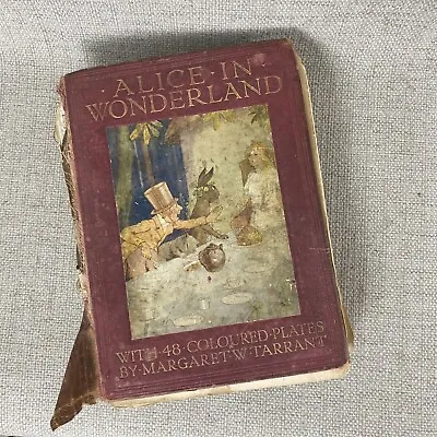 1916 Alice In Wonderland W/48 Coloured Plates Margaret Tarrant Publ. Ward Lock • $35
