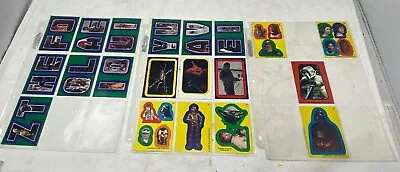 1980 Topps Star Wars Empire Strikes Back Trading Card Stickers Lot • $29.99