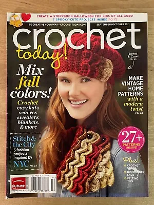 $8 • Buy Crochet Today Magazine September 2011 Vintage Yarn Patterns