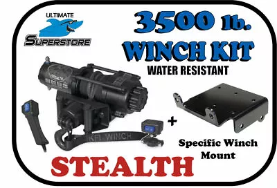 $421.95 • Buy KFI 3500lb STEALTH Winch Kit '09-'22 Polaris Sportsman 800 / 850 / 1000 /BigBoss
