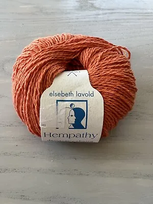 1 Elsebeth Lavold HEMPATHY Hemp & Cotton Knitting Yarn #83 Pumpkin Patch • $13