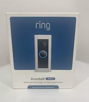 Ring Wired Doorbell Pro 2 Video 1536p HD 3D Motion Detection Night Vision • $200