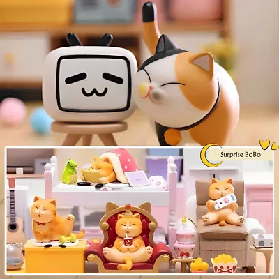 Actoys Meow A Good Relaxing Time Series Confirmed Blind Box Figure Hot Toys Gift • $142.49