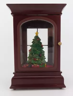 Mr. Christmas Musical Curio Cabinet Tree Train Animated Lighted 30 Songs W Box • $36