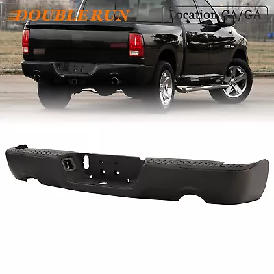 Rear Bumper Black Fit For 2009-2018 Dodge RAM 1500 W/o Sensor Holes • $185.70