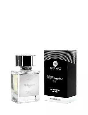 Mira Millionaire For Men Edp 1.7 Oz 12-24 Hour Long Lasting Perfume Woody • $17.99